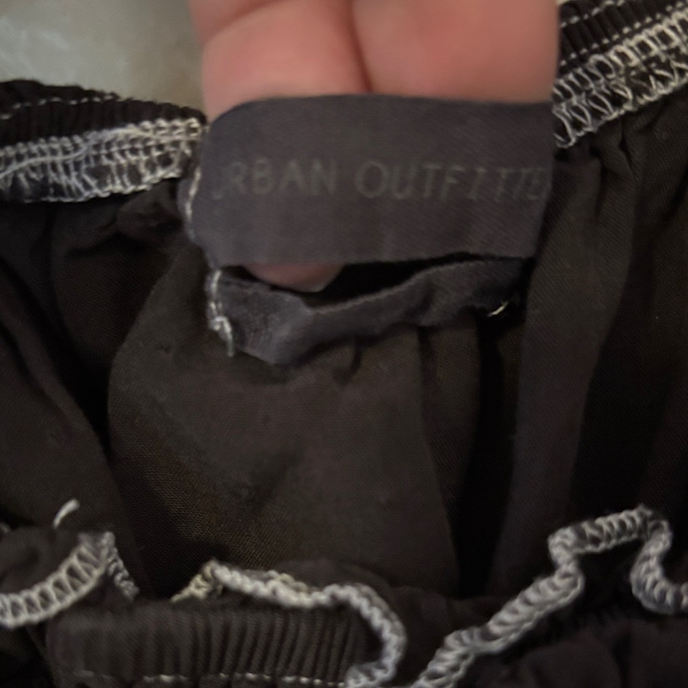 Urban Outfitters Woman’s Black Mini Dress Romper, Size XS - Picture 2 of 6